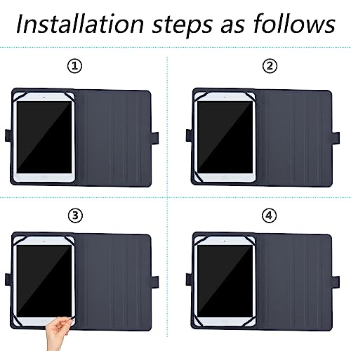 Housse tablette 10 pouces rotative 360 degrés avec support de visionnage multiple - 7