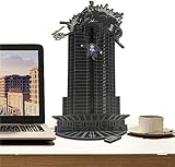 Christmas Advent Calendar, Desktop Wooden Decorations, Deadly Advent Calendar, Hans Gruber Dropped Nakatomi Plaza, Christmas Countdown Calendar (Black Large)