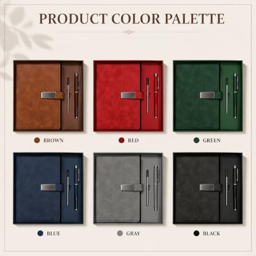 GODMERCH Personalized Birth Flower Notebook & Pen Set, Custom Name Leather Journal Gift, Birth Month Flower Journal for Women, Birthday/Teacher Gift Style 05 - Image 5