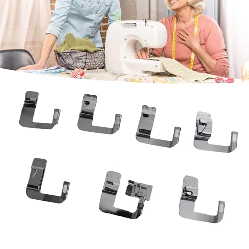 Set de pies para dobladillo enrollado para máquina de coser miniatura 2