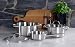 Fissler San Francisco/Edelstahl-Topfset, 3-teilig, Kochtopf-Set, Töpfe mit Glas-Deckel, Induktion (2 Kochtöpfe, 1 Stielkasserolle) – Induktion