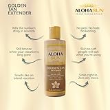 Aloha Sun Golden Tan Extender After-Sun Moisturizing Lotion, Tan-Preserving Body Lotion with Aloe Vera, Shea Butter, Rose Hip Oil & Vitamin E, Hydrating Post-Sun Care for Long-Lasting Glow, 8 fl oz