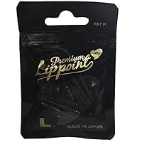 LSTYLE Dartspitzen: Premium Lippoint - Soft Tip Dart Points - 2BA Gewinde - Schwarz