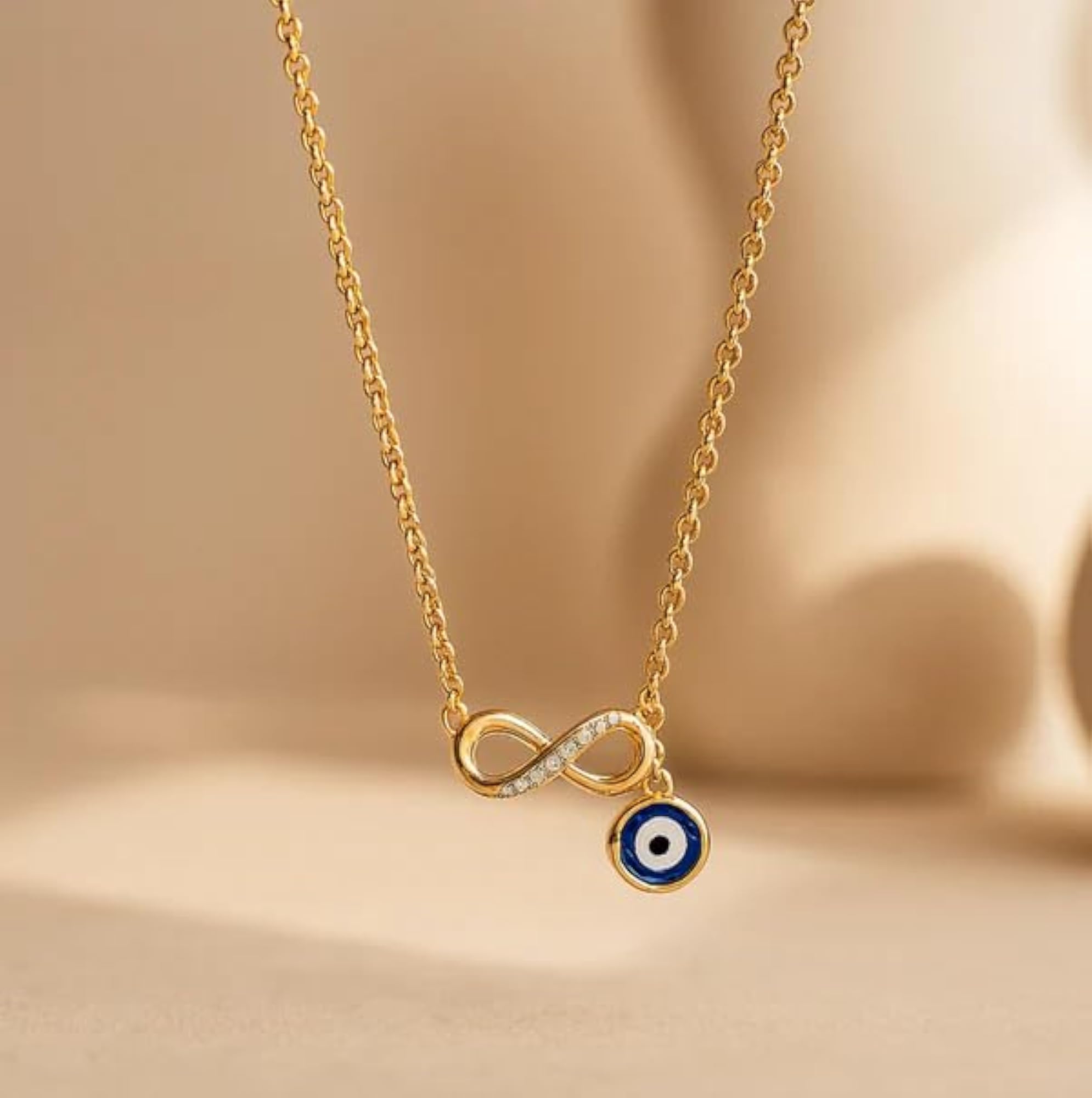 Women's Evil Eye Infinity Mangalsutra Necklace