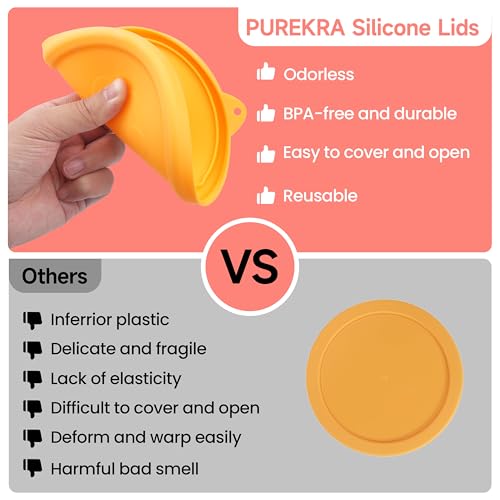 Tapas de silicona Pyrex 7401-S herméticas con soporte de orden 5