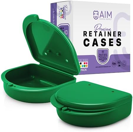 HEMILAB ® Retainer Case, Slim Aligner Case With Vent Holes, Compatible - View #3