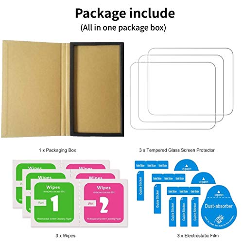 E-Hamii [3 Pezzi Vetro Temperato Infrangibile 9H