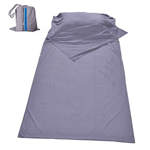 SOMIDE Sleeping Bag Liner, Travel Camping Sheet, Hygienic Sheets for Hotels Travelling Hiking