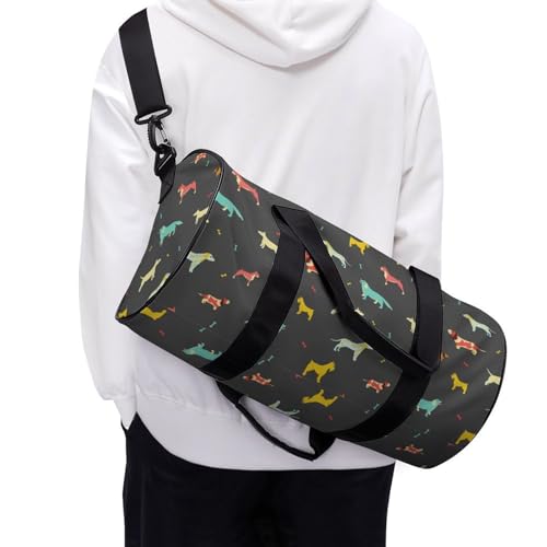 Sac de gym chien coloré résistant pour le camping
