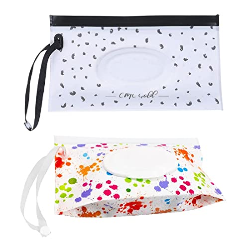 Toallitas húmedas para bolsas, contenedor para toallitas, dispensador de toallitas húmedas, contenedor de toallitas, para bebés, niños, viajes, toallitas húmedas, 3 unidades