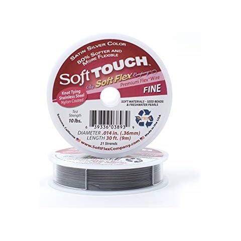 Soft Flex Soft Touch Wire 21-Strand .014-inch x 30'-Silver Cover