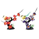 Décorations pour sushis : ces décorations pour assiettes à sushis se fixent solidement sur les plats froids japonais. les fleurs artificielles ne se renversent pas facilement et constituent un accessoire de cuisine décoratif