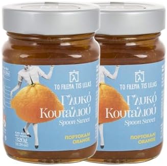 To Filema Tis Lelas Fruta en Almíbar Hecho a mano - Naranja, Paqu...