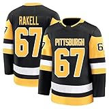 Rickard RAKELL Jersey Mens/Women/Youth Stitched for Sports Fan Black No Brand/Logos