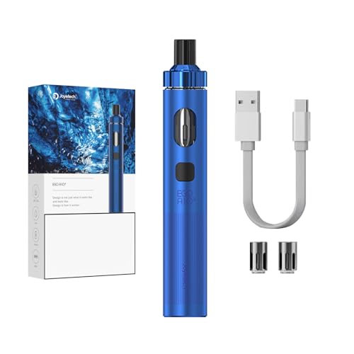 JOYETECH EGO AIO 2 Kit Cigarette Électronique Vape sans Nicotine 0,8ohm BFC bobine 1700mAh USB-C Capacité de 2ml Compatible avec les BF Series Coils Vapoteur sans Tobac Bleu