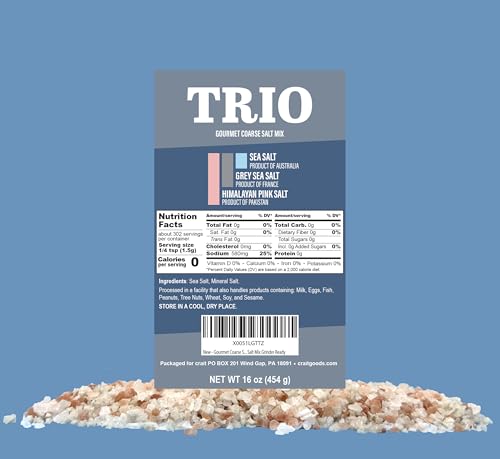 Pack variedad gourmet de sal gruesa 16 oz miniatura 4