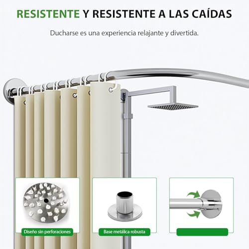Opiniones de Cortinero para Baño en Escuadra Walmart de esta semana. 8 Imagen adicional