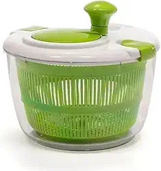 Seca Saladas Centrífuga Secador De Folhas Verduras Grande 5 L