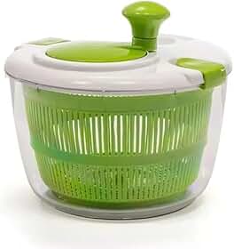 Seca Saladas Centrífuga Secador De Folhas Verduras Grande 5 L