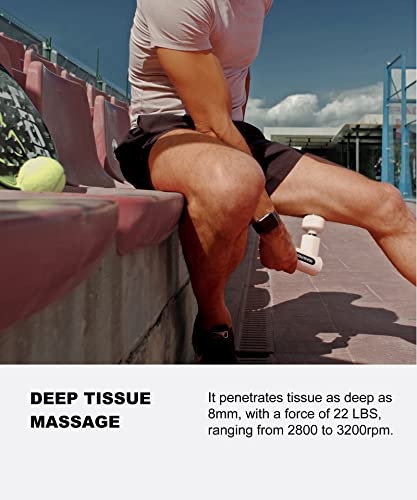 Kigassenzio Percussion Massage Gun Deep Tissue, Muscle Massage Gun With Heat And Cool For Whole Body Back Pain Relief, Powerful Electric Heated Massager Gun #TOP1