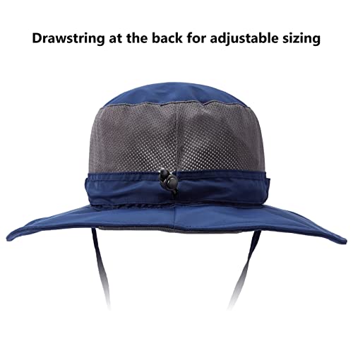 Image of BASSDASH UPF 50+ Sun Fishing Hat Water Resistant with Detachable Neck Flap