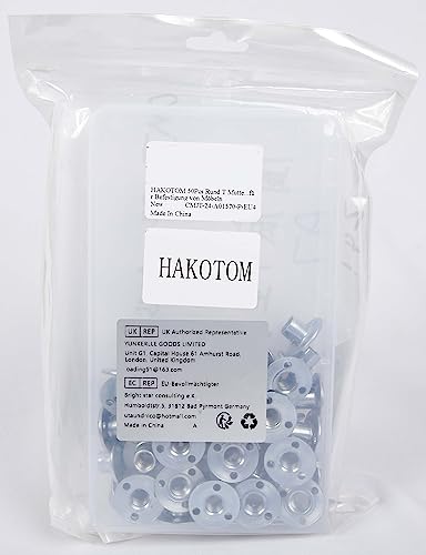 HAKOTOM 50 Pezzi Dado Tondo,Tonda Dado a Vite Dado...