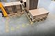 Durable Stellplatzmarkierung Streifen, selbstklebend und abriebfest, RAL 1003 Signalgelb , 170304
