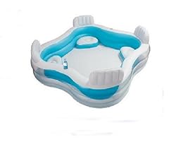 PISCINA GONFIABILE CON 4 SEDUTE E PORTABEVANDE INCLUSE 56475 229X229X66