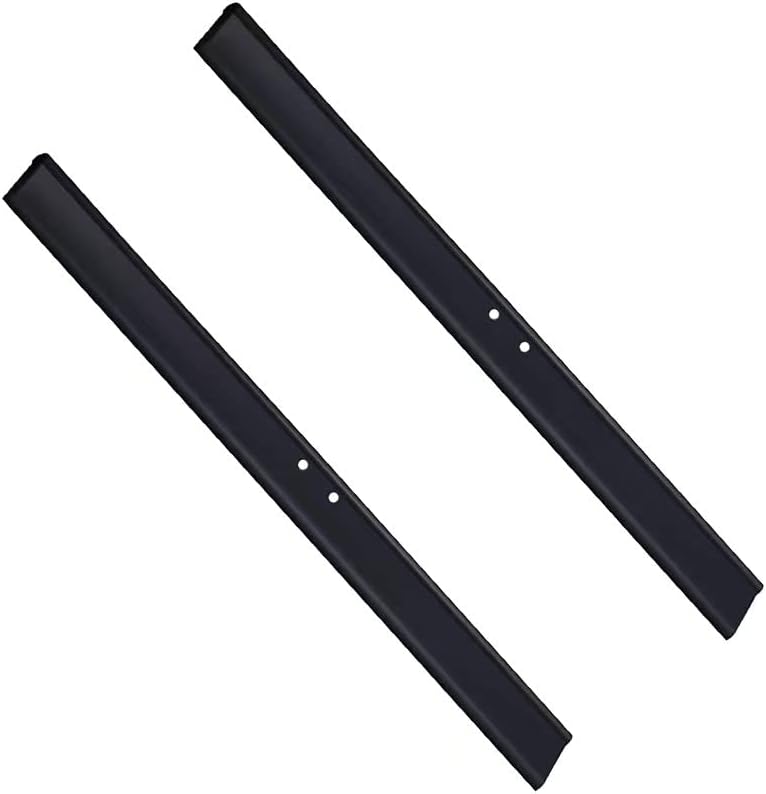 2PCS Replacement Silicon Rubber Squeegee Blade, 12 Inch Black