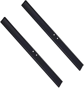 2PCS Replacement Silicon Rubber Squeegee Blade, 12 Inch Black
