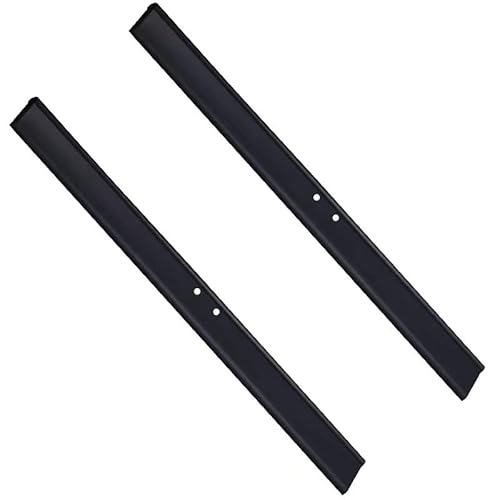 2PCS Replacement Silicon Rubber Squeegee Blade, 12 Inch Black