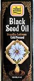 Three Rivers Cold Pressed Black Seed Oil Nigella Sativa Seed Oil - Glass Bottle - 4oz.