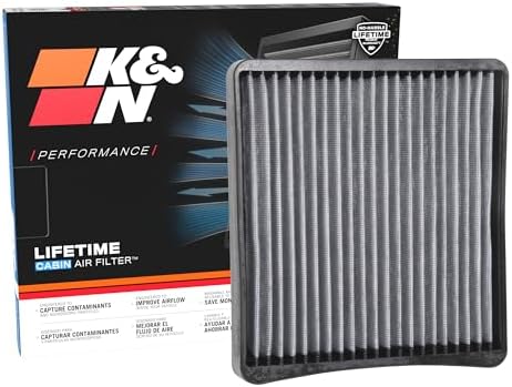K&N Cabin Air filter compatible with Dodge 1500 (Classic) 3.6/5.7 2019- (VF2065), White