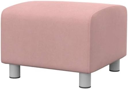 Soferia Replacement Compatible Cover for Klippan Pouf, Fabric Elegance Turquoise