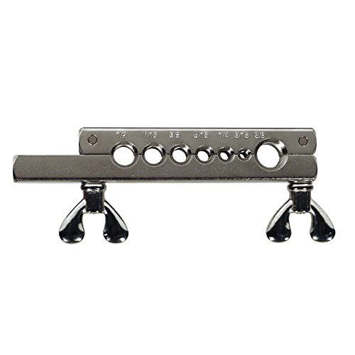 4Lifetimelines Master Brake Line Tubing Flare Tool For Single, Double (Sae) Flares, & Bubble (Iso) Flares - Includes Tubing Bender, Cutter, And Reamer Tool #TOP3