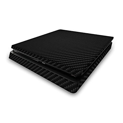 Autocollant PS4 Slim Fibre de Carbone Anti-Rayure Skin Vinyle Alyn Spiller