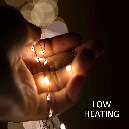 Soltuus 3 Pack Rechargeable 10Ft 30 Led String Fairy Lights, 4 Modes Copper Wire Christmas Starry Lighting, Waterproof Micro Firefly Moon Light, Warm White, Battery And Usb Cable Included #TOP5