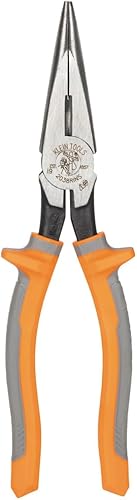 Miniatura 8 de Klein Tools Alicates aislados de punta larga de 8 pulgadas