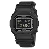 G-Shock Casio Cloth Band Black Digital Watch DW5600MNC-1