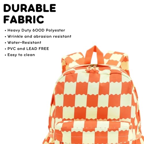 J World Oz Middle School Backpack for Kids. Cute Laptop Bookbag for Girls Boys, Wiggle Coral by J World New York - Used condition - Image 3