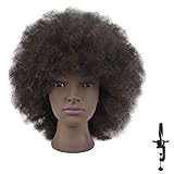 Mechones de pelo individuales: de 25 cm de largo alrededor de la cabeza. Color: negro natural #2.