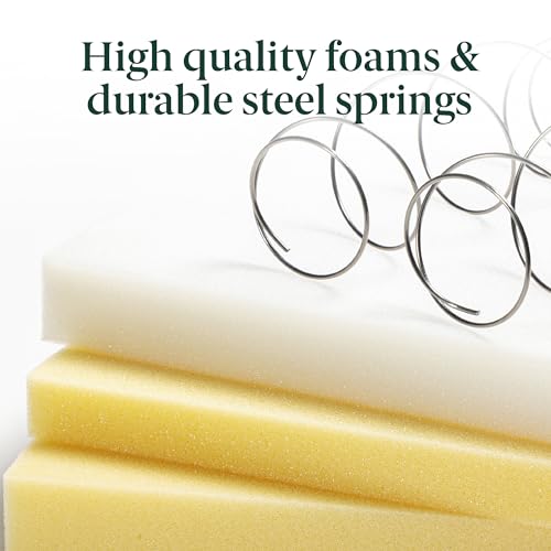 Zinus 8 Inch Foam and Spring Hybrid Mattress [New Version], Twin, Fiberglass Free, Medium Firmness, Durable Support, Certified Safe Foams & Fabric, Mattress in A Box, White by Zinus - Image 5