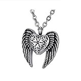【El mejor regalo de recuerdo】: este collar de cremación lo hace único tanto para hombres como para mujeres. Maravillosos recuerdos y memoriales. La sensación de pérdida y desesperanza es la naturaleza humana cuando su amado ha fallecido. Es un regalo perfecto para amigos y familiares.