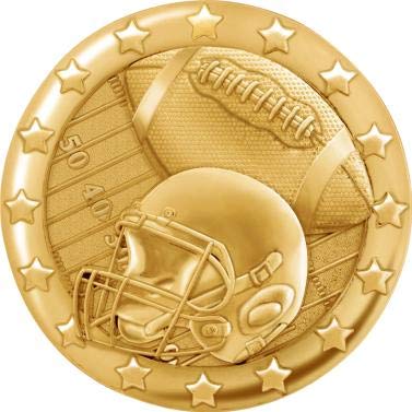 Crown Awards Football Pins Gold, Football Lapel Pins for Football Team Trading Pins 100 Pack Prime