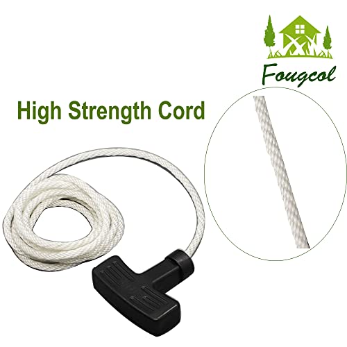 Fougcol 2 Set Pull Cord 3.9 Ft With Recoil Starter Handle For Honda Gx160 Gx200 Gx240 Gx270 Gx340 Gx390 Pull Starter #TOP2