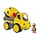Produktbild BIG-Power-Worker Zementmischer + Figur - Spielzeug Auto ideal für Unterwegs, Reifen aus Softmaterial, beweglicher Zementtank, inklusive Figur, für Kinder ab 2 Jahren