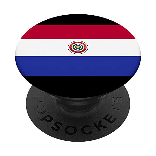 Bandera de Paraguay Vintage orígenes de Paraguay PopSockets PopGrip: Agarre intercambiable para...