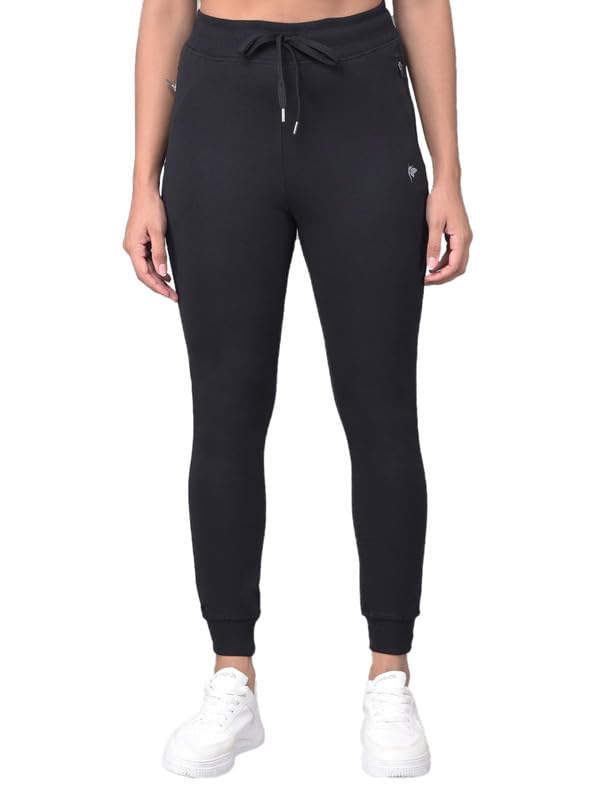comfort lady Women's High Waisted Sporty Gym Regular Fit Sweatpants, Jogger with Side Pockets-picture-36