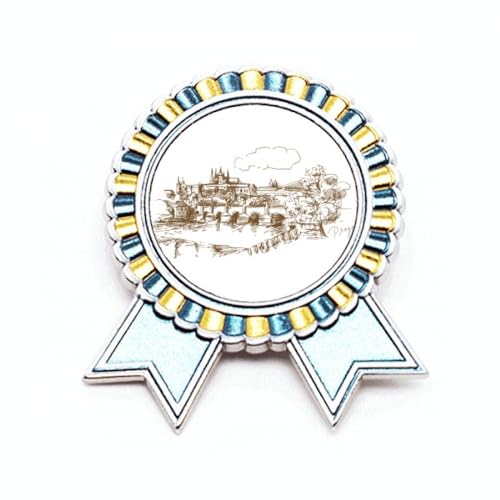 Broche pont Charles de Prague accessoire idéal pour vestes et écharpes en voyage