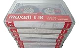 Maxell UR-90 Blank Audio Cassette Tape - 8 Pack